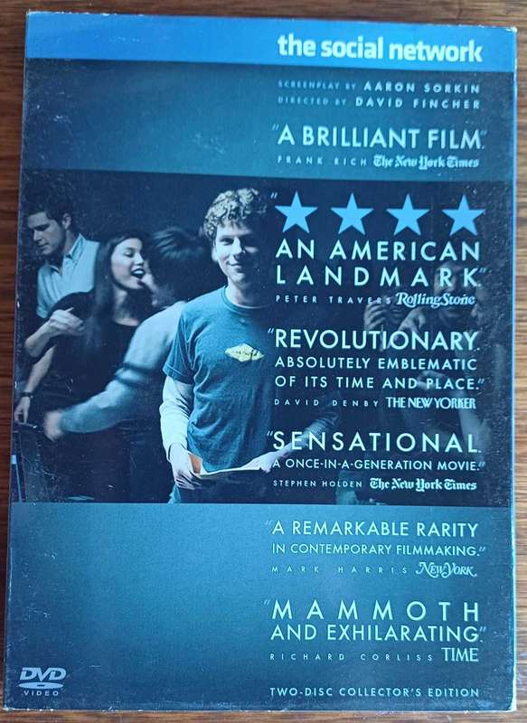 The social network two-disc collector's edition dvd