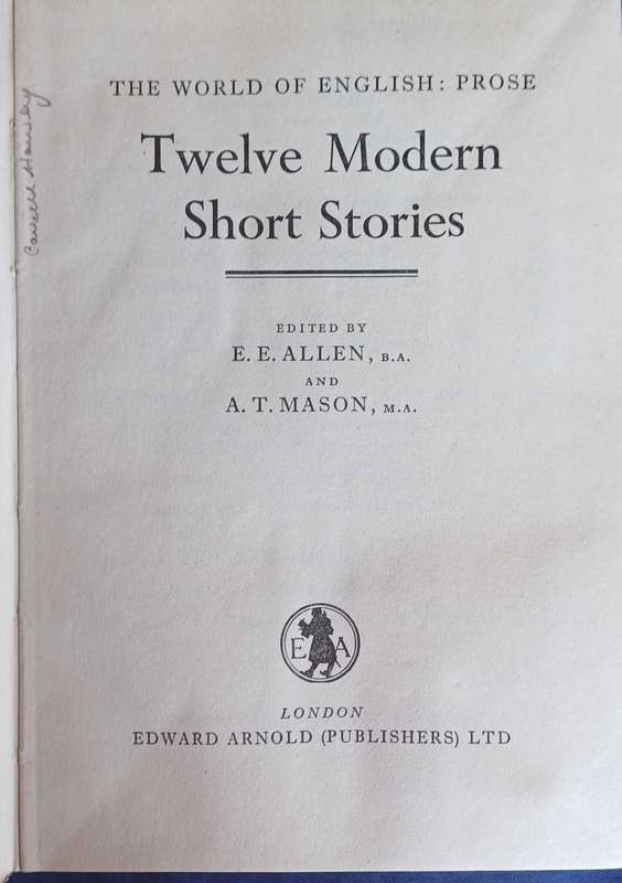 Twelve modern short stories