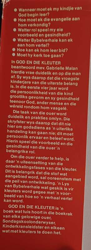 God en die kleuter deur Gabrielle Malan