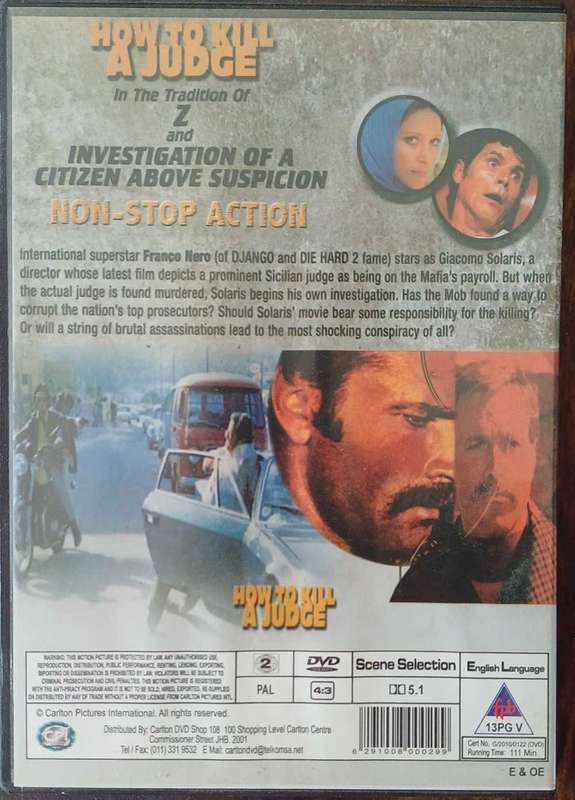 How to kill a judge dvd