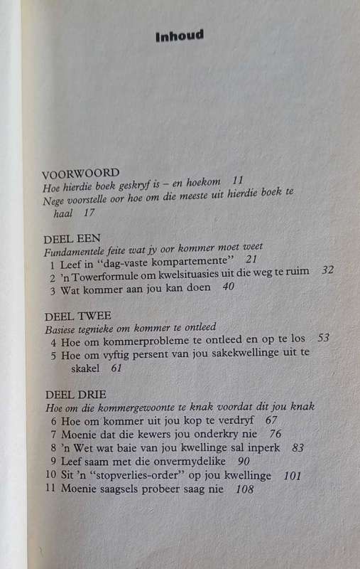 Hoe om kommer te verdryf en te begin leef deur Dale Carnegie