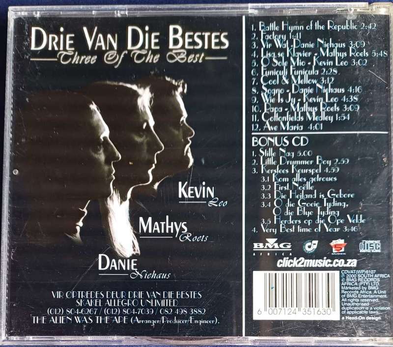 Drie van die bestes cd