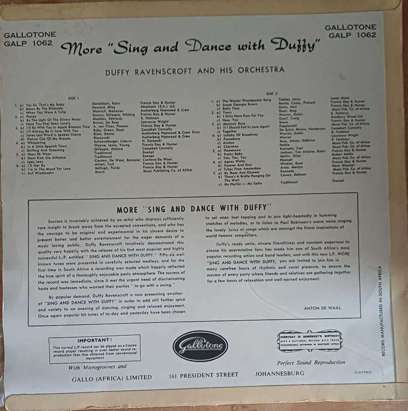 More sing and dance with Duffy LP