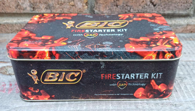 Bic firestarter kit tin (empty)