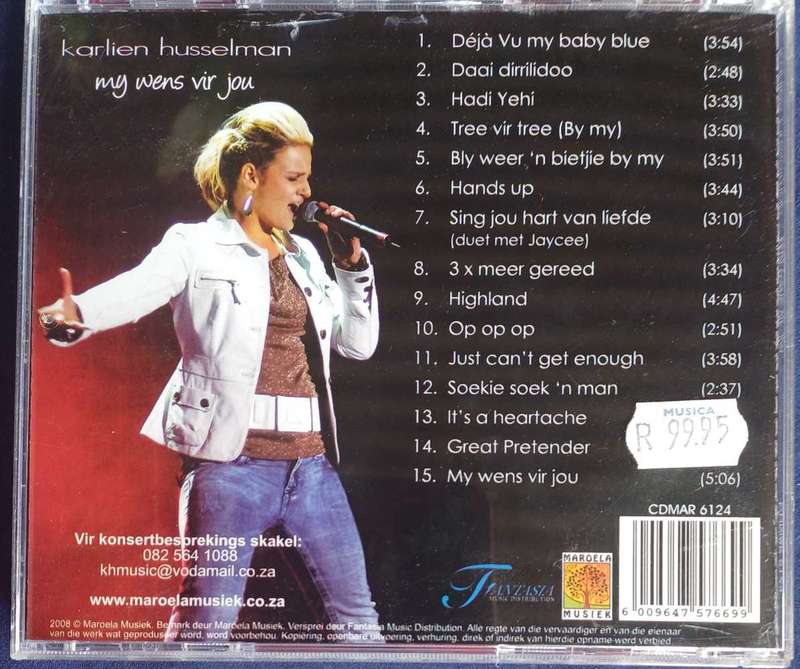 Karlien Husselman - My wens vir jou cd