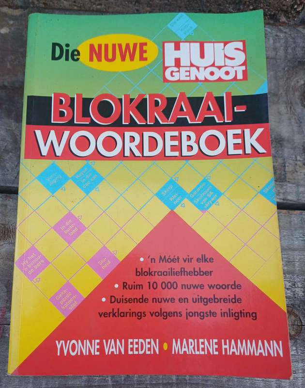 Die nuwe Huisgenoot blokraai woordeboek