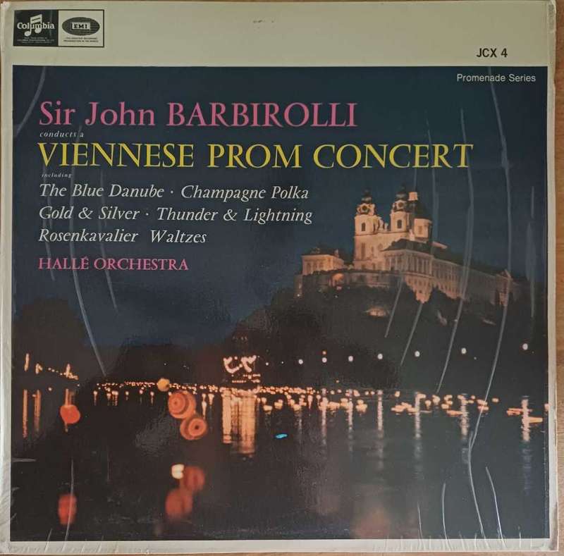 Sir John Barbirolli conducts a Viennese prom concert LP