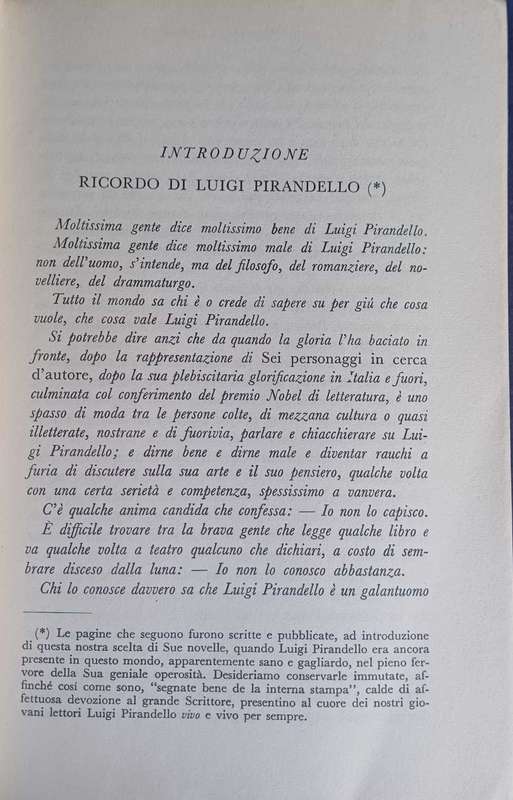 Luigi Pirandello Novelle