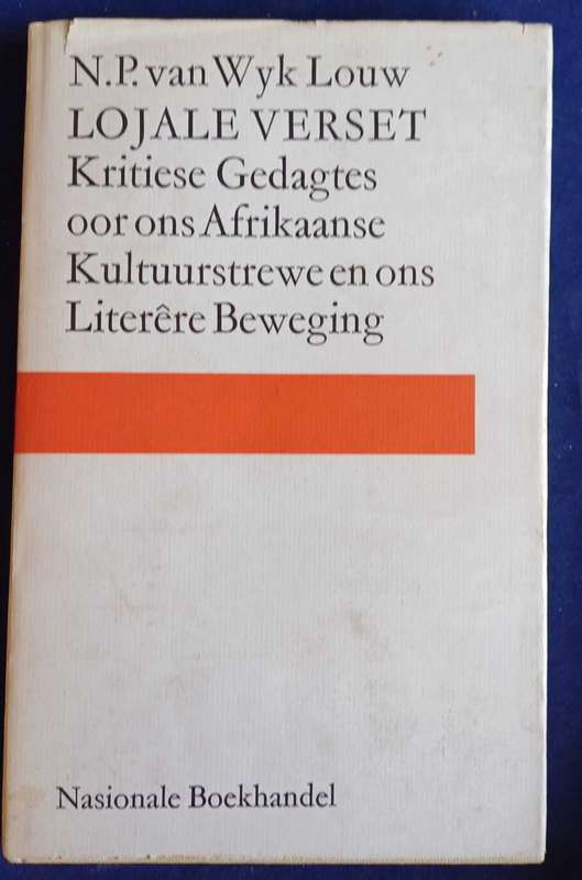 Lojale verset deur N.P. van Wyk Louw