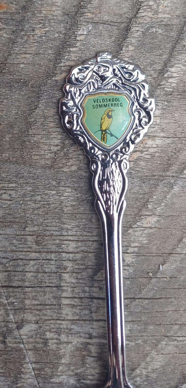 Veldskool Sommerreg souvenir spoon