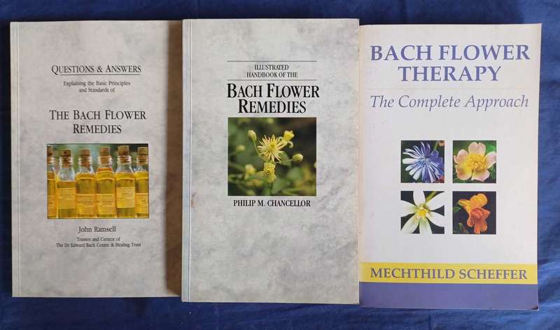 3 x Bach flower books