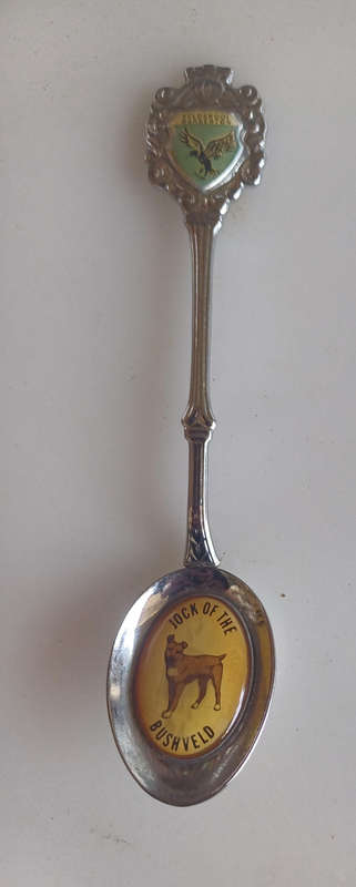 Veldskool Barberton souvenir spoon