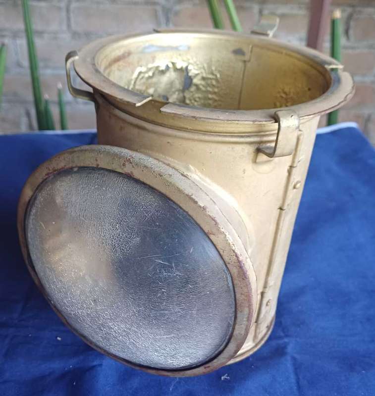 Vintage railway lamp
