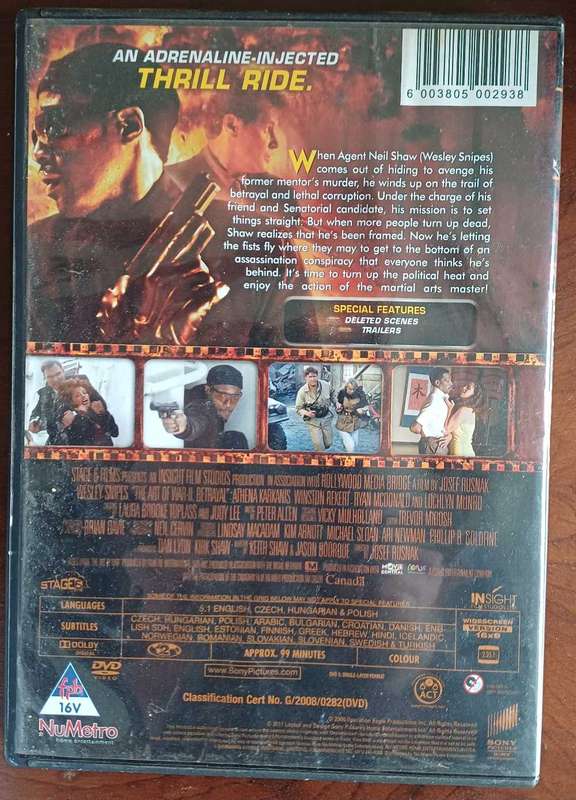 The art of war II dvd