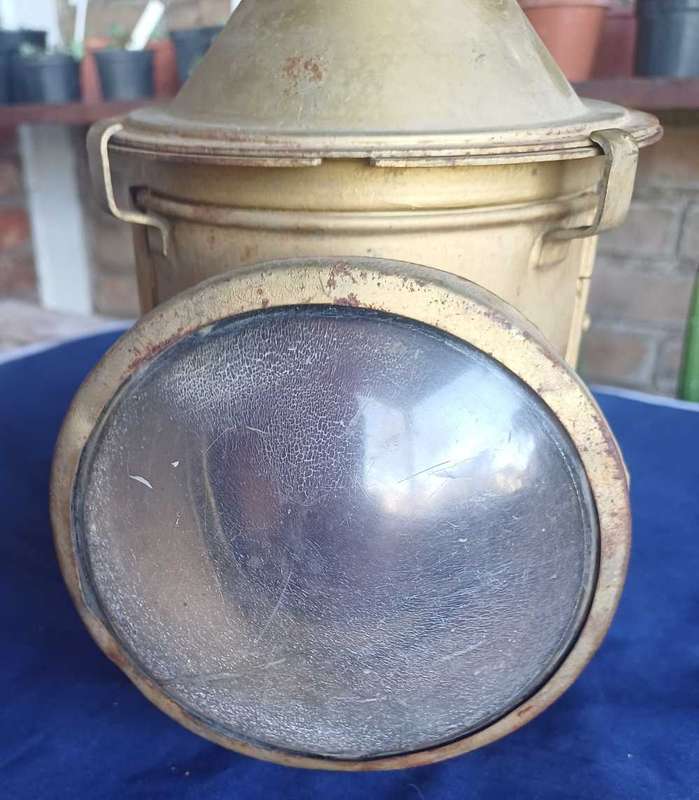 Vintage railway lamp