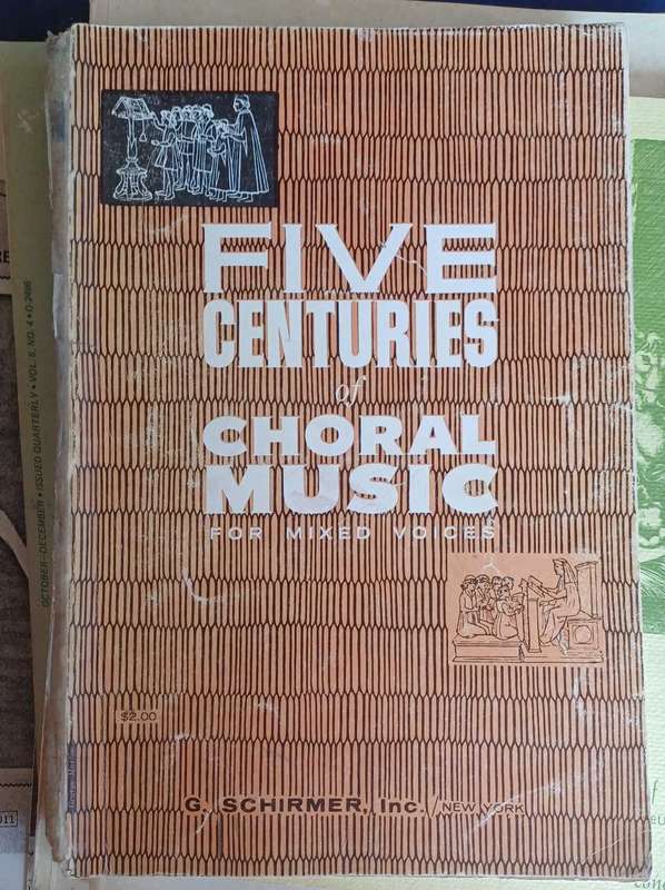 Lot of vintage music books