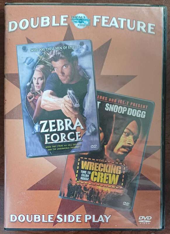 Double feature: Zebra force/Wrecking crew dvd