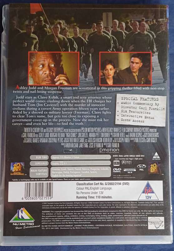 High crimes dvd