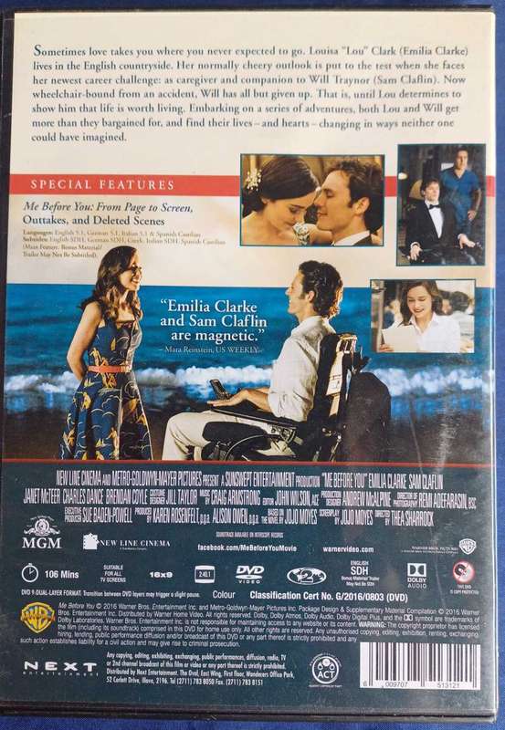 Me before you dvd