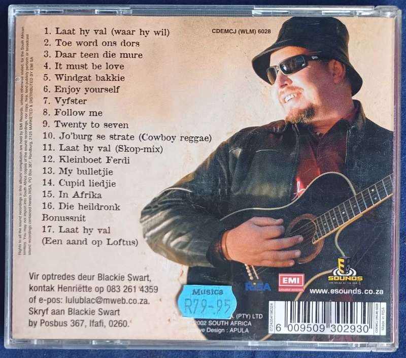 Blackie Swart - Laat hy val cd
