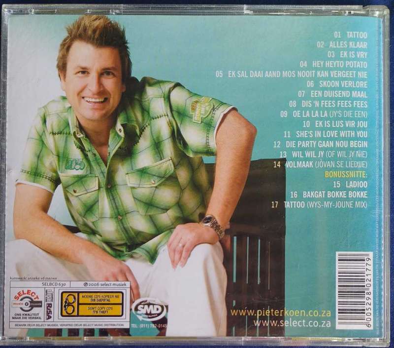Pieter Koen - Tattoo cd