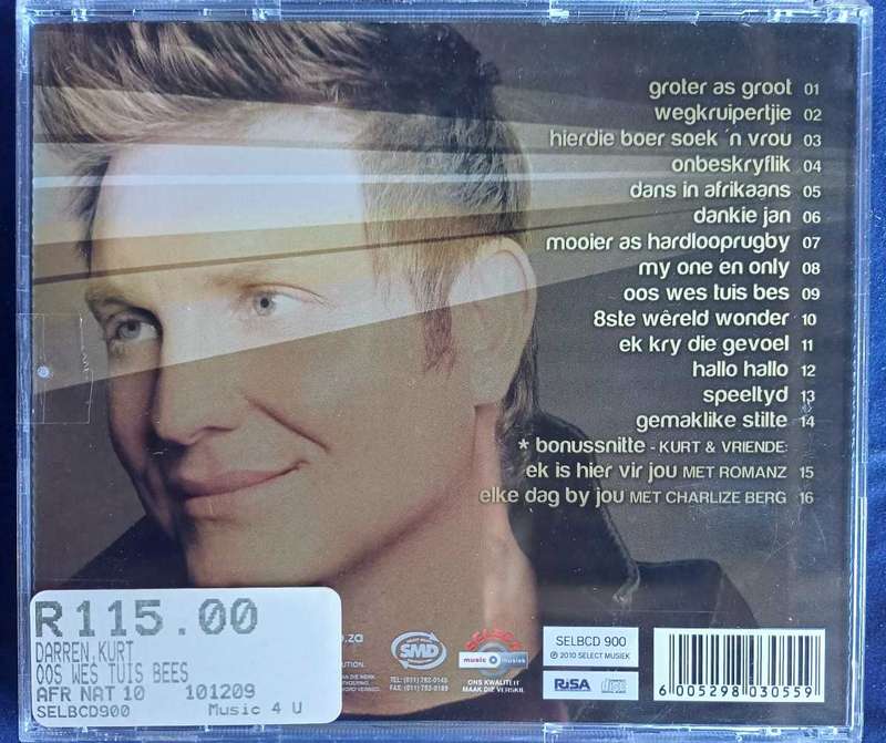 Kurt Darren - Oos wes tuis bes cd
