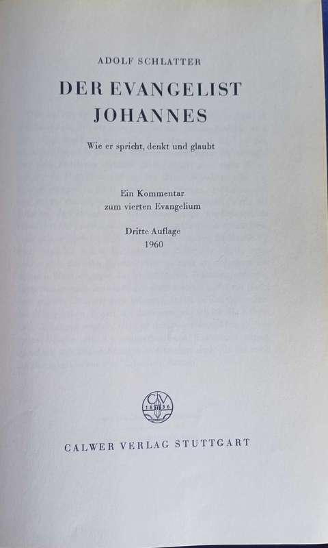 Der evangelist Johannes