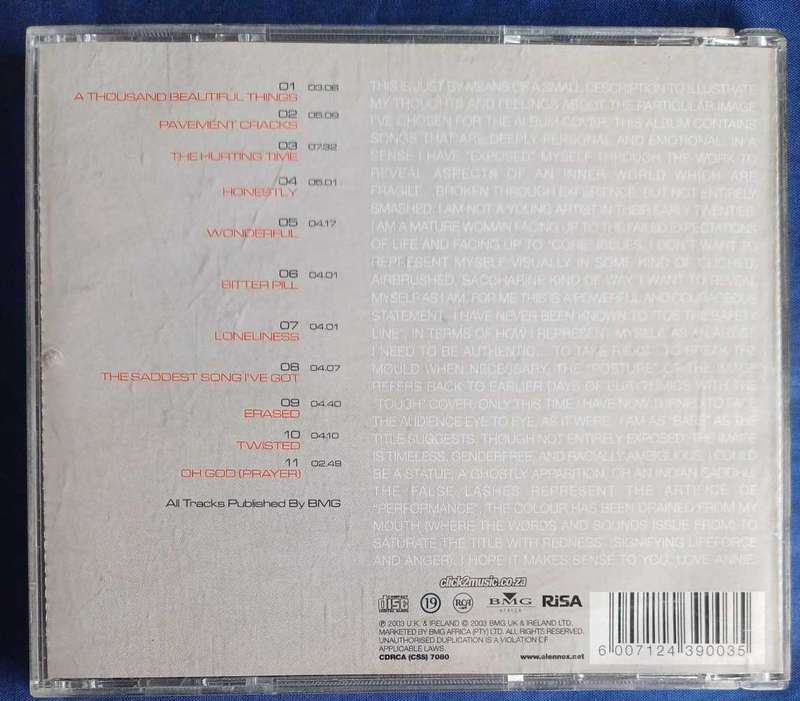 Annie Lennox - Bare cd