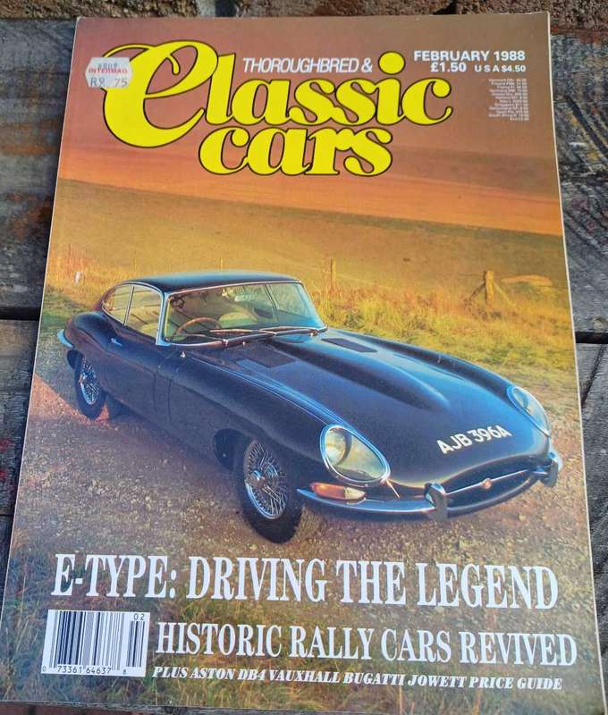 Thoroughbred & classic cars February 1988
