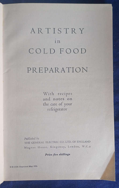 Artistry in cold food preparation