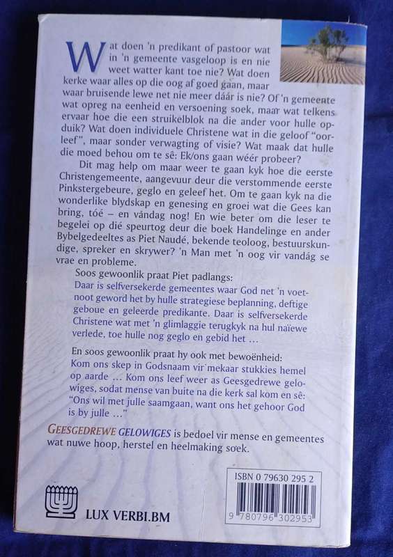 Geesgedrewe gelowiges deur Piet Naude