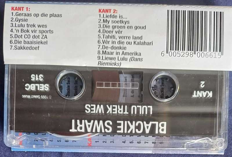 Lulu trek wes - Blackie Swart tape