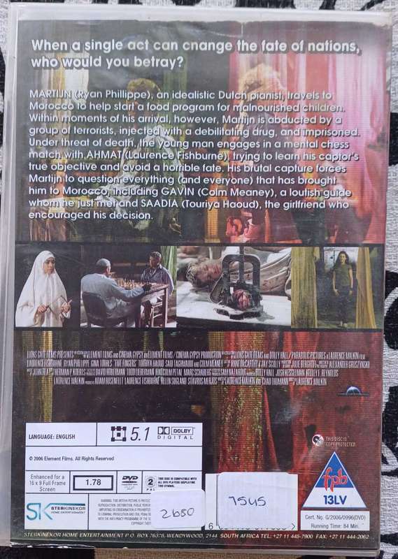 Five fingers dvd