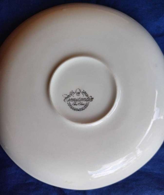 4 x Constantia china saucers