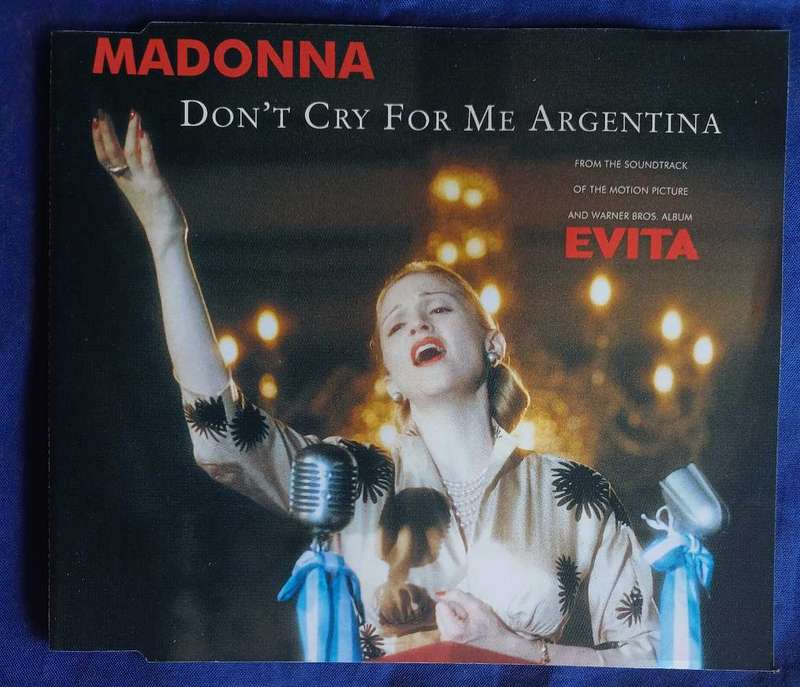 Madonna - Don't cry for me Argentina cd