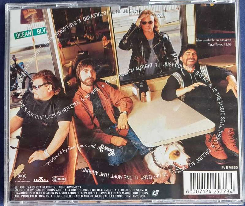 Alabama - Dancin' on the boulevard cd