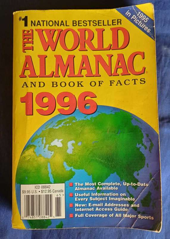 The world almanac and book of facts 1996