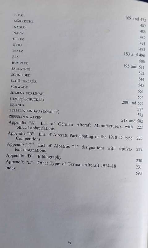 German aircraft of the first world war