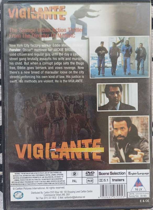 Vigilante dvd