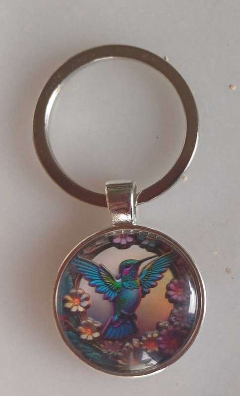 Hummingbird keyring