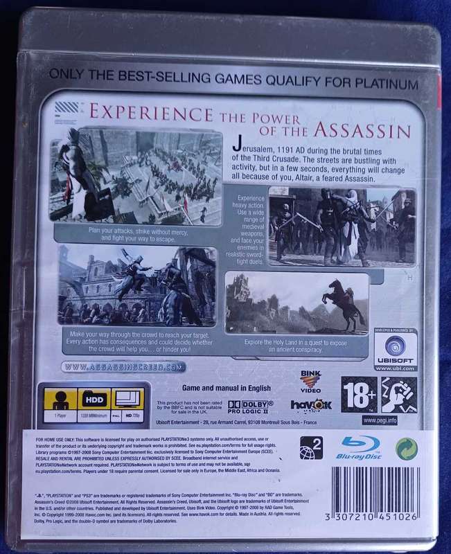 Assassin's Creed PS 3