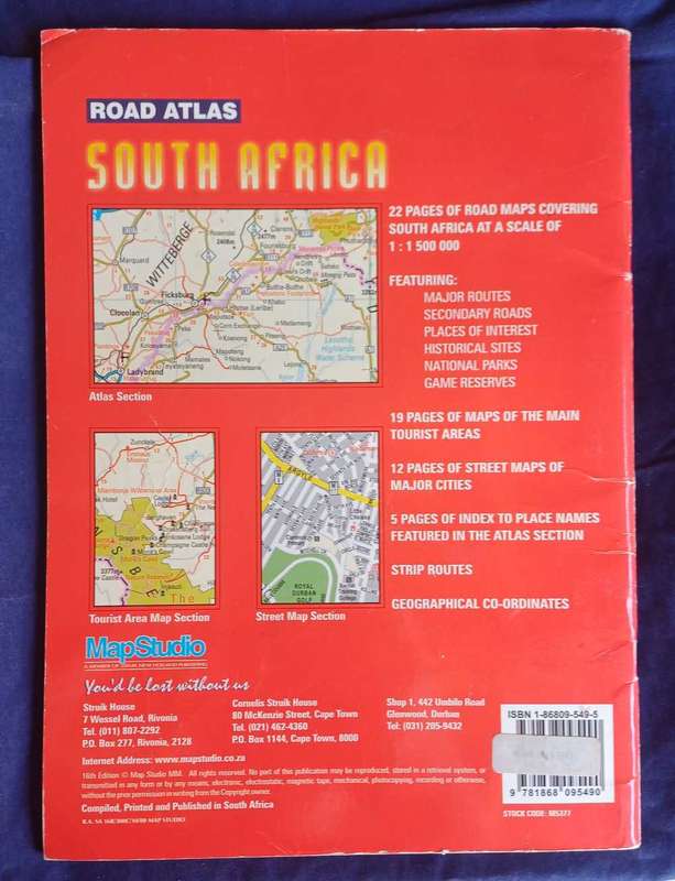 Road atlas South Africa