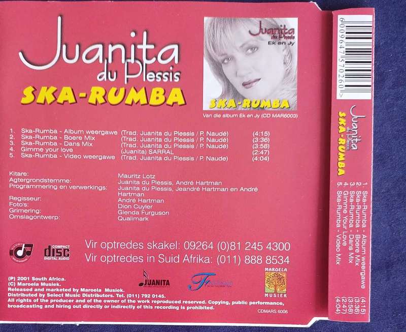Juanita du Plessis - Ska-rumba cd