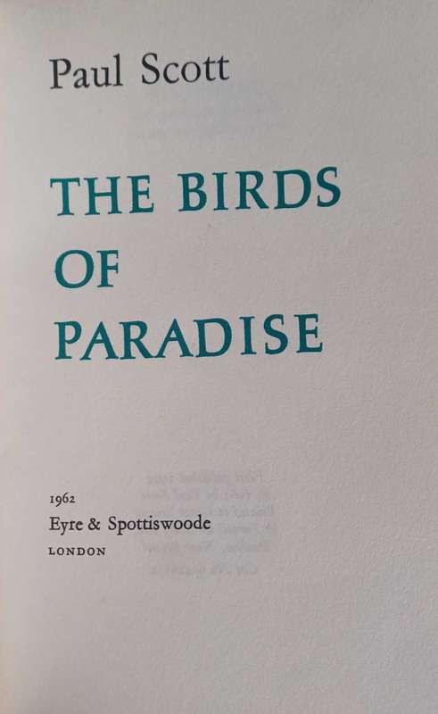 The birds of paradise by Paul Scott