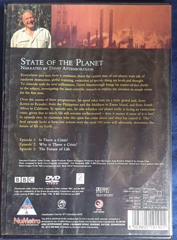 State of the planet (David Attenborough) dvd