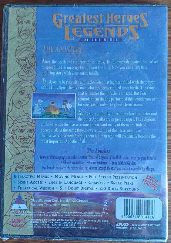 The Apostles dvd *sealed*