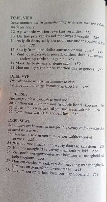 Hoe om kommer te verdryf en te begin leef deur Dale Carnegie
