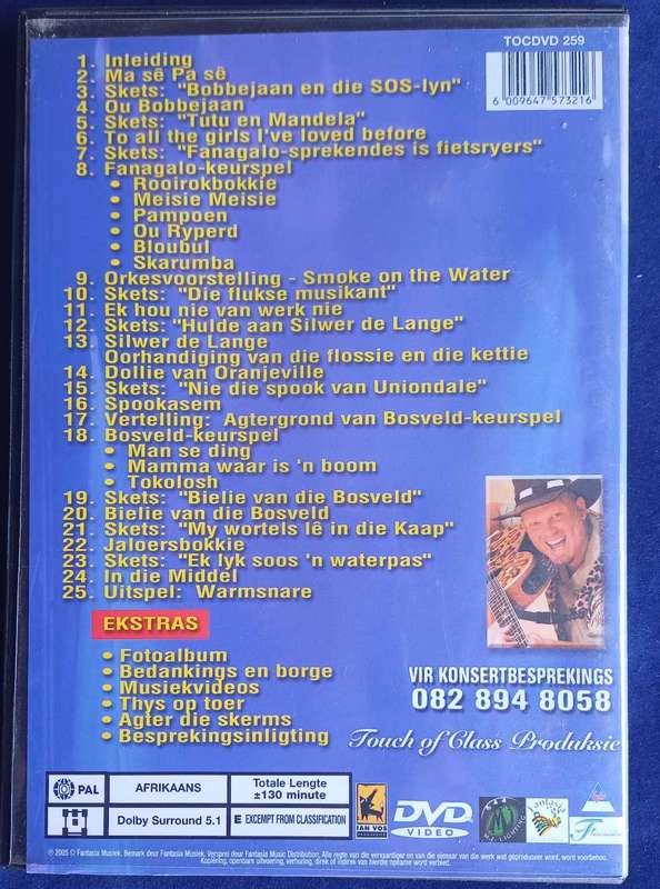 Thys die Bosveldklong dvd