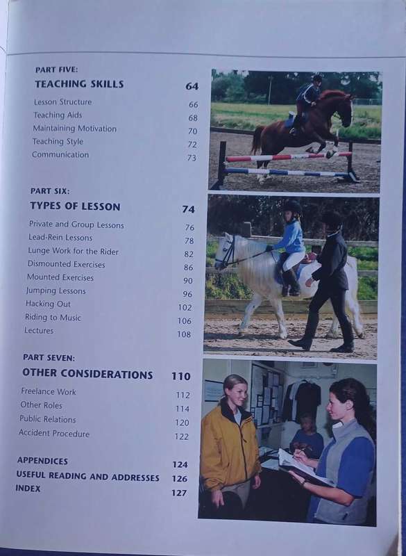 The principles of teaching riding