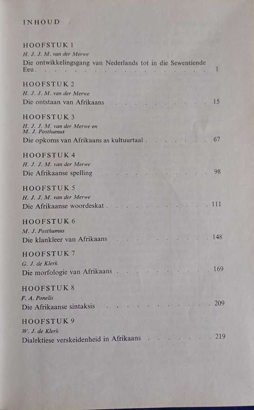 Afrikaans sy aard en ontwikkeling